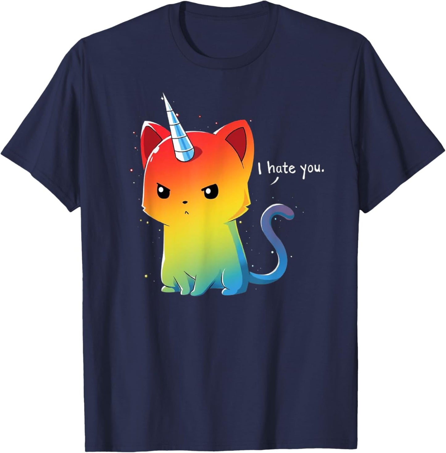 The Magical Kittencorn T-Shirt - T-Shirt | Navy