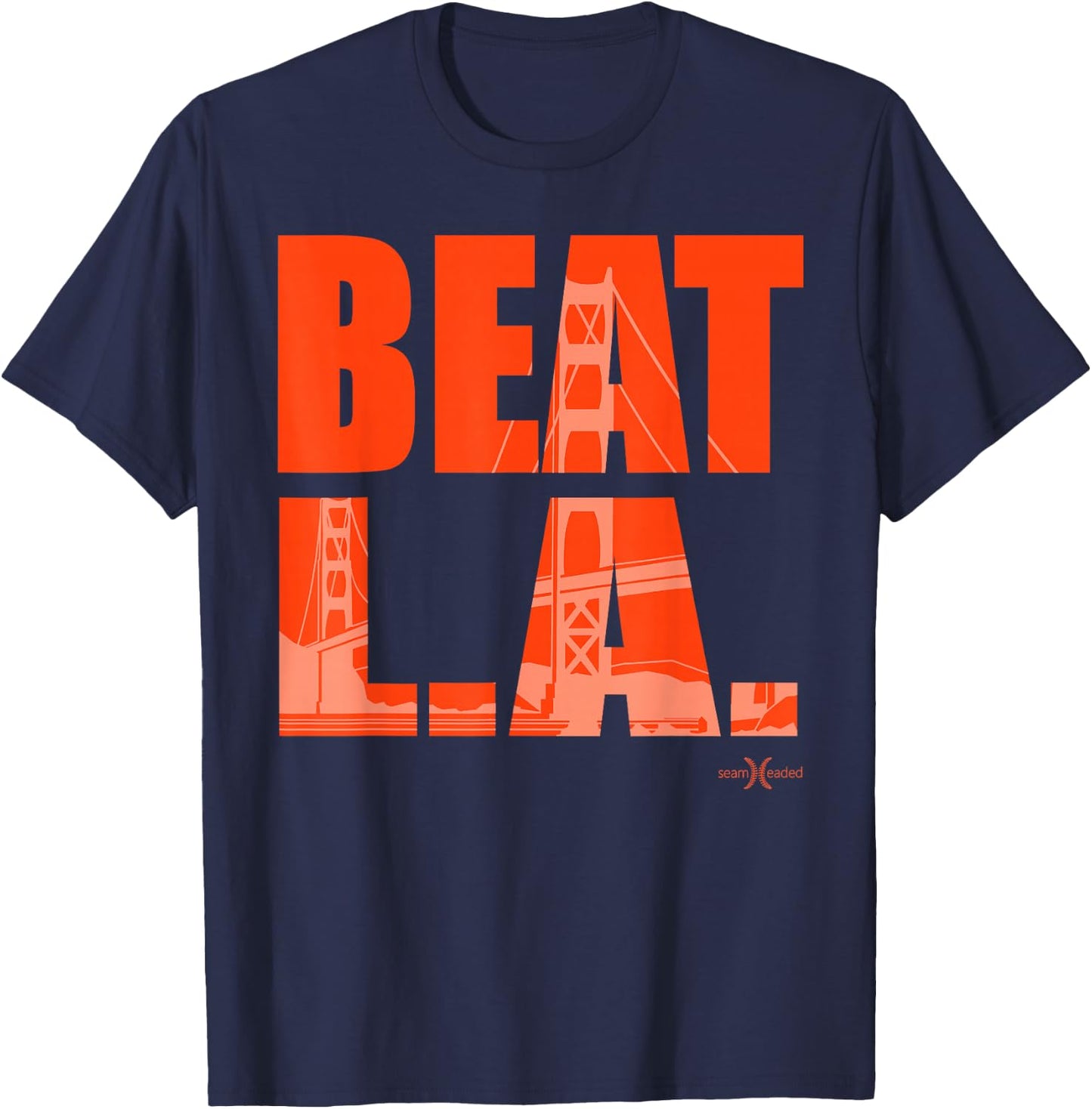 Beat LA | San Francisco Baseball T-Shirt - T-Shirt | Navy