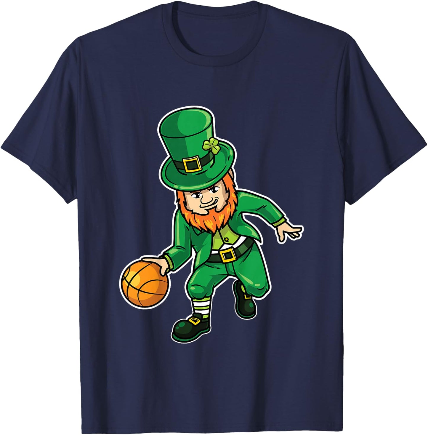 Kids Basketball Saint Patricks T-Shirt - T-Shirt | Navy