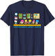 Sanrio Hello Kitty and Friends Daydreaming about Lunch Class T-Shirt - T-Shirt | Navy