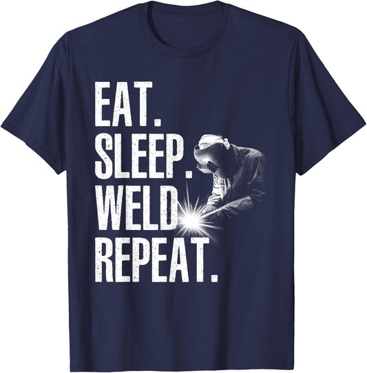 Cool Welding Design Women Welder Welding Weld Lover T-Shirt - T-Shirt | Navy
