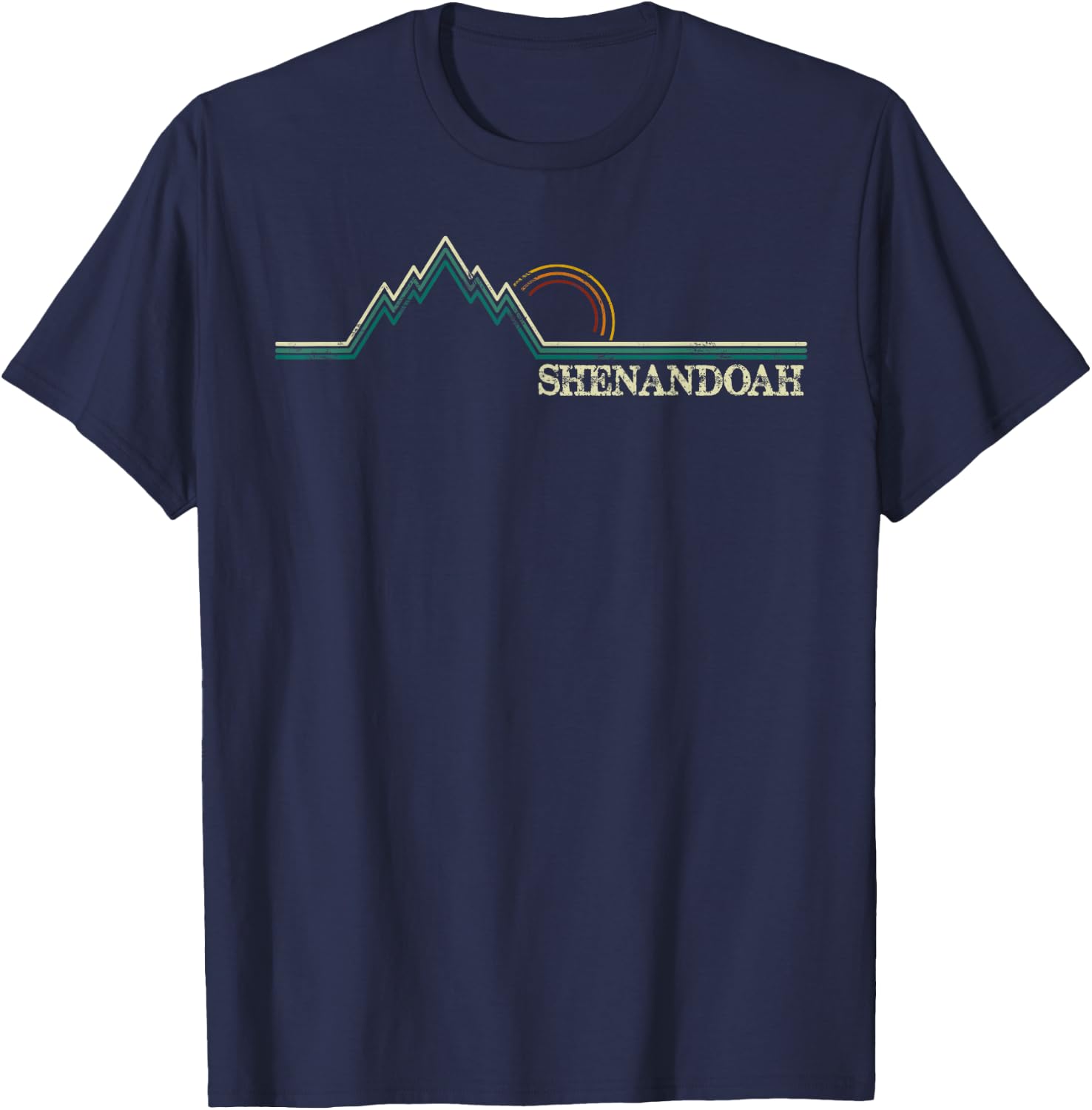 Shenandoah National Park Virginia Summer Camping T-Shirt - T-Shirt | Navy