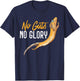 Crested Gecko Jumping No Guts No Glory Gecko Dad Pet Lizard T-Shirt - T-Shirt | Navy