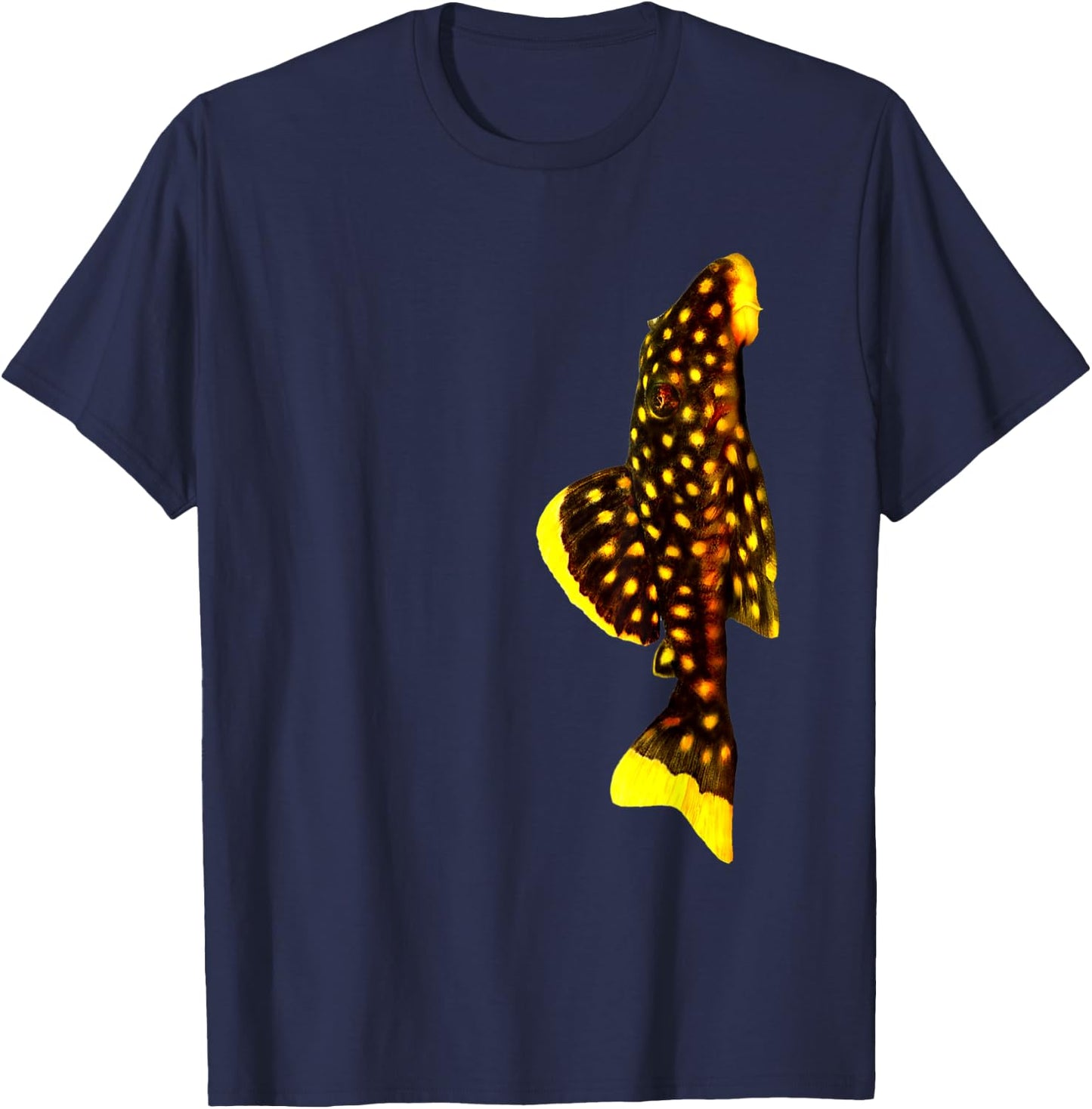 Pleco Plecostomus Algae Eater Aquarium Lovers Fish Tank T-Shirt - T-Shirt | Navy