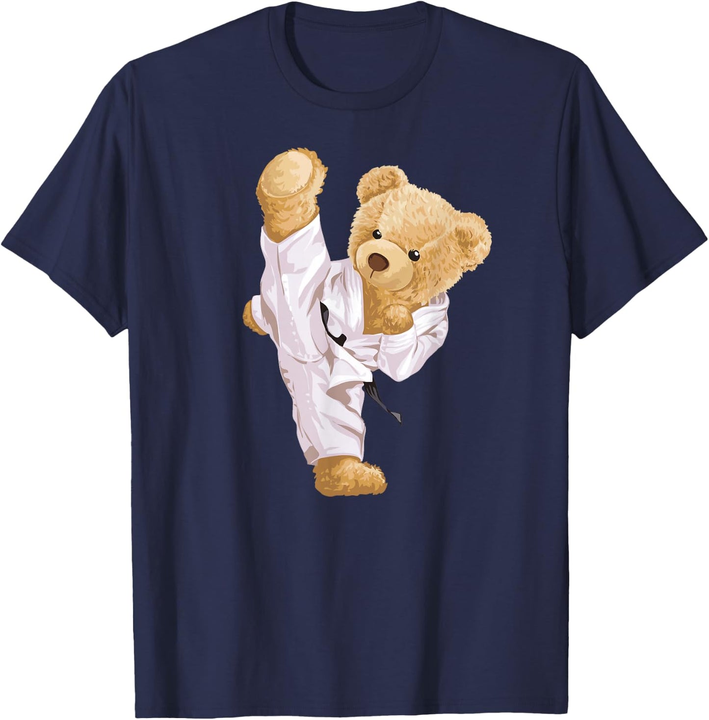 Teddy Karate Bear T-Shirt - T-Shirt | Navy