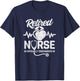 Nurse Retirement - Officially Discharged - Retired Nurse T-Shirt - T-Shirt | Navy