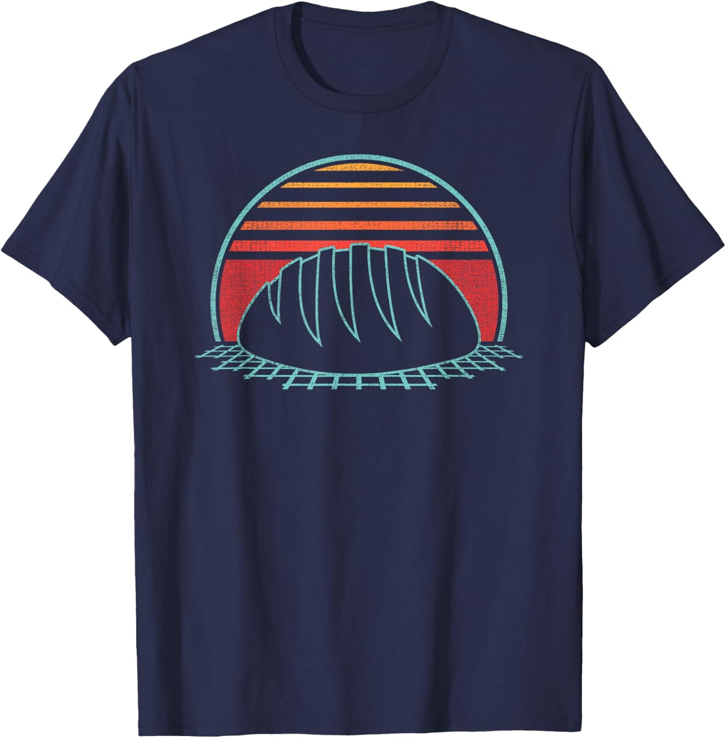 Bread Maker Retro Vintage 80s Style Gift T-Shirt - T-Shirt | Navy