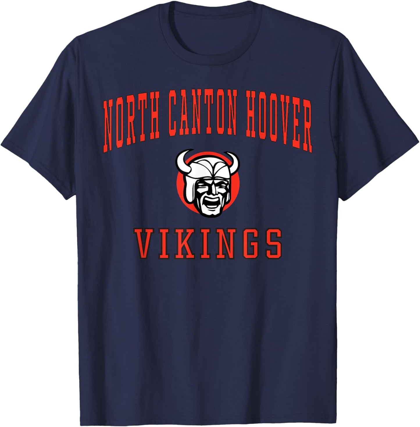 North Canton Hoover High School Vikings C1 T-Shirt - T-Shirt | Navy