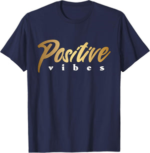 Positive Vibes T-Shirt - T-Shirt | Navy