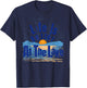 Life Is Better At The Lake Bum Fishing Boating Gift T-Shirt - T-Shirt | Navy