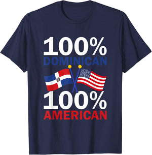 Dominican Republic Flag Republica Dominicana T-Shirt - T-Shirt | Navy