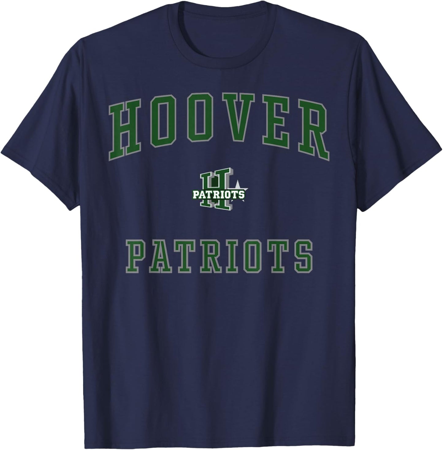 Hoover High School Patriots C1 T-Shirt - T-Shirt | Navy