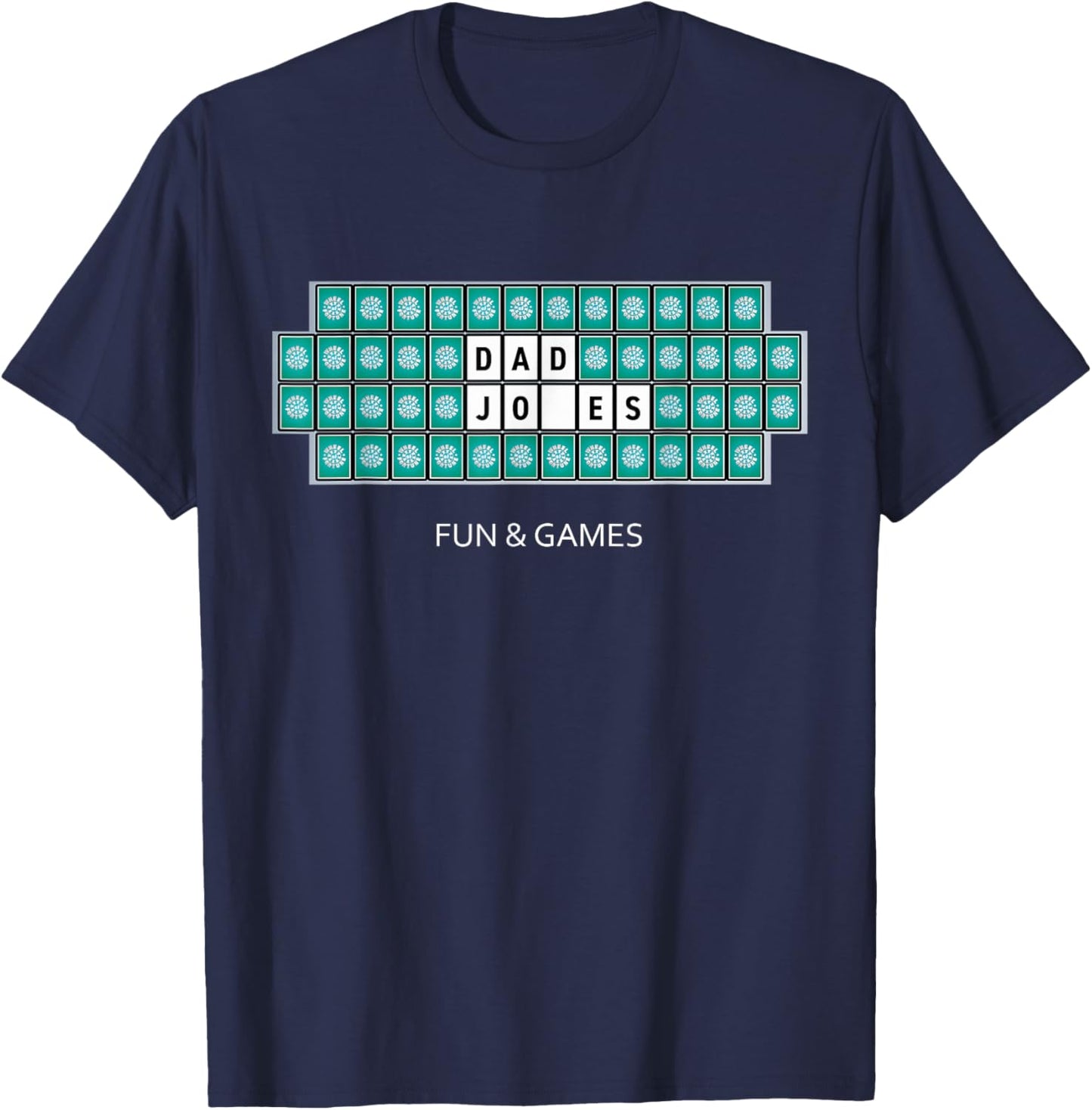 Wheel of Fortune Dad Jokes Father's Day T-Shirt - T-Shirt | Navy