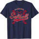 Alabama Softball Vintage Kids Team Retro Softball Fan T-Shirt - T-Shirt | Navy