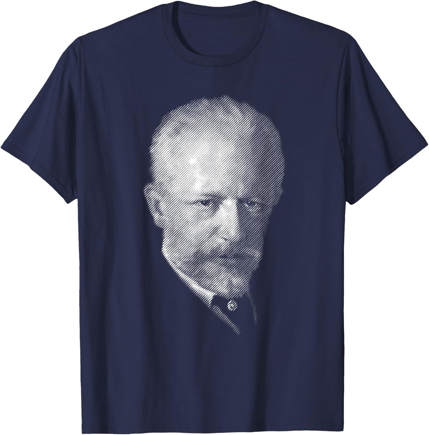 composer Tchaikovsky Portrait T-Shirt - T-Shirt | Navy