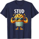 Stud Muffin Funny Muffin Lover Dad Boyfriend Men Boys T-Shirt - T-Shirt | Navy