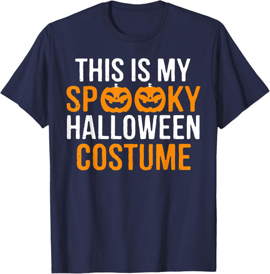 This Is My Spooky Halloween Costume T-Shirt - T-Shirt | Navy
