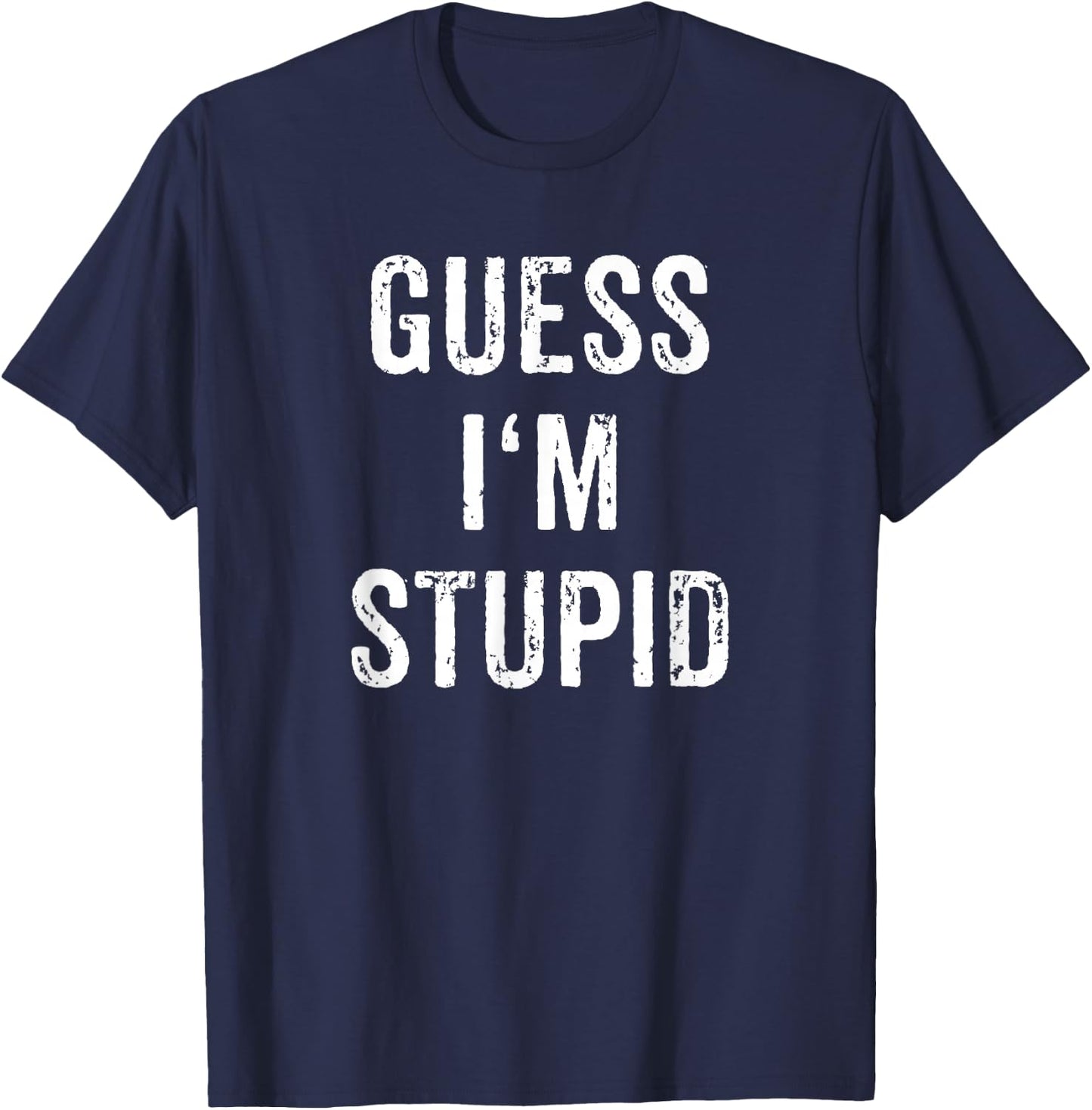 I'm Stupid Couple Best Friend Part 2 Matching Set T-Shirt - T-Shirt | Navy