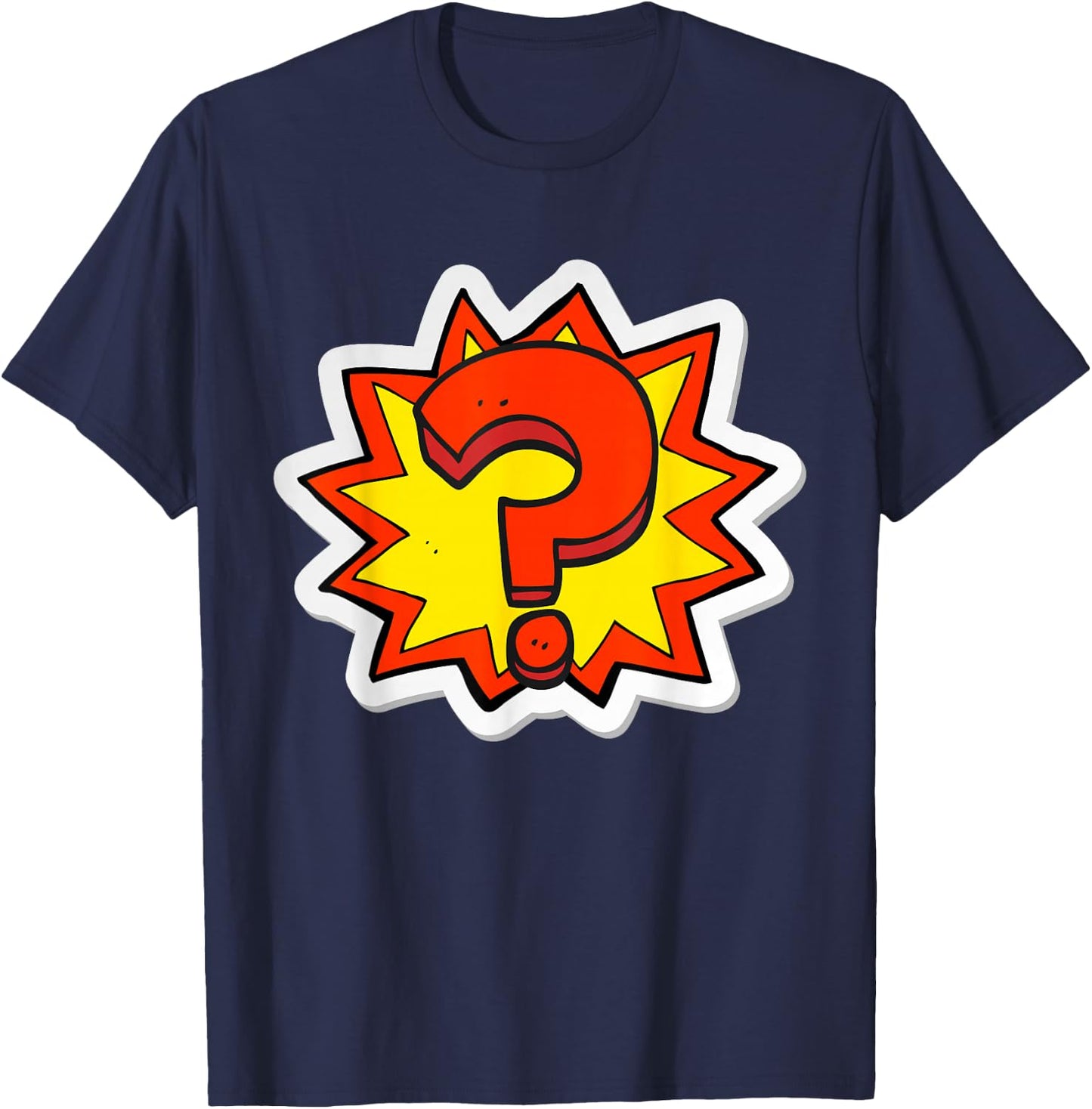Question Mark Shirt Men & Women T-Shirt - T-Shirt | Navy