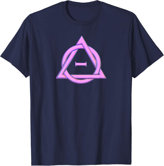 Pink Therian Symbol Otherhearted T-Shirt - T-Shirt | Navy