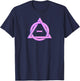 Pink Therian Symbol Otherhearted T-Shirt - T-Shirt | Navy
