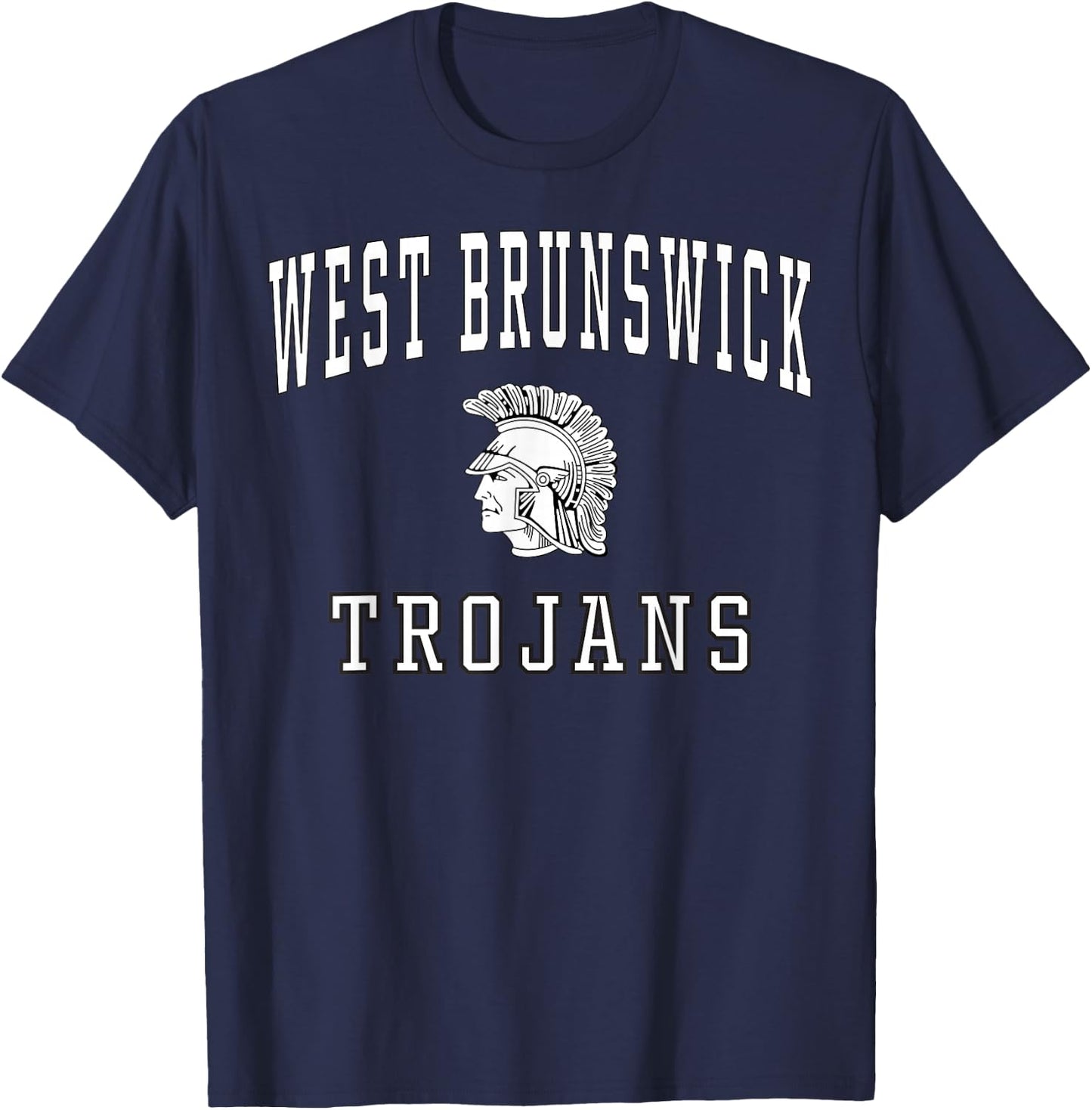 West Brunswick High School Trojans C1 T-Shirt - T-Shirt | Navy