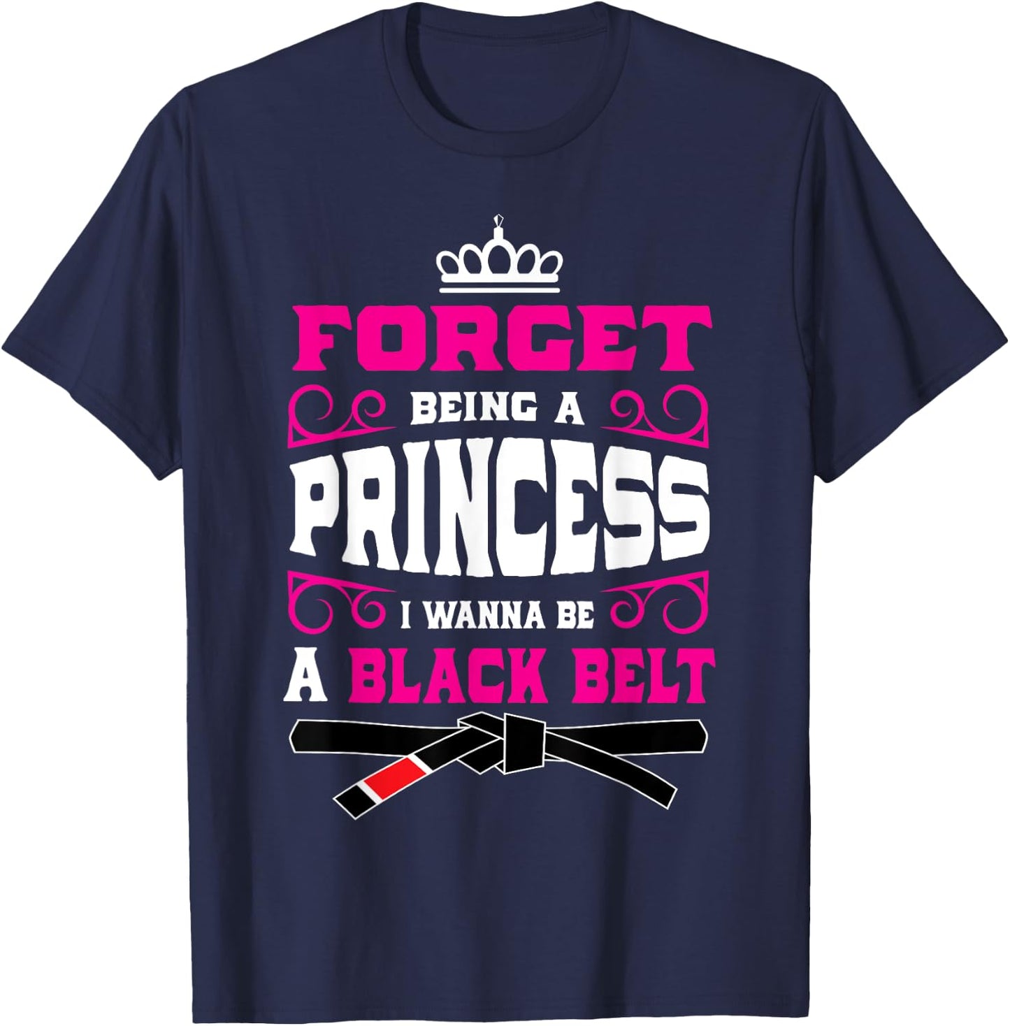 Cute Jiu Jitsu Girls Gift | Jiujitsu Girl, Martial Arts, BJJ T-Shirt - T-Shirt | Navy