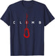 Climbing Rock Climber Bouldering Climb T-Shirt - T-Shirt | Navy