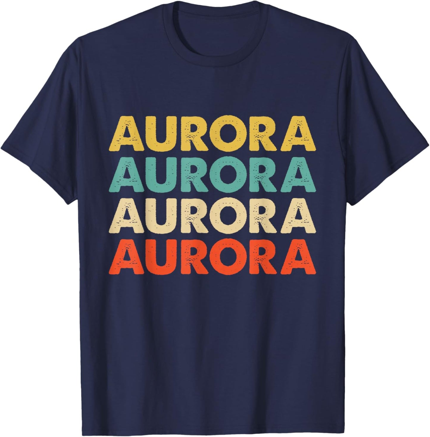 Aurora Name T-Shirt - T-Shirt | Navy