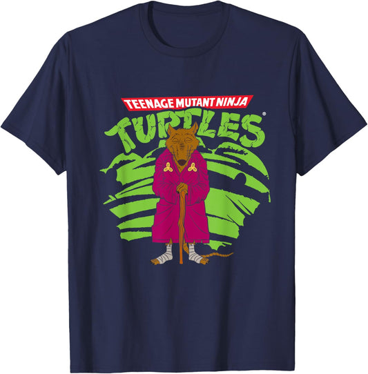 Mademark x Teenage Mutant Ninja Turtles - Teenage Mutant Ninja Turtles - Original TMNT Splinter Rat T-Shirt - T-Shirt | Navy