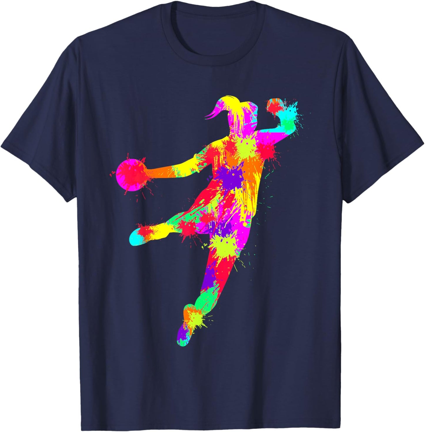 Handball Handballerin Handballspieler Mädchen Kinder T-Shirt - T-Shirt | Navy