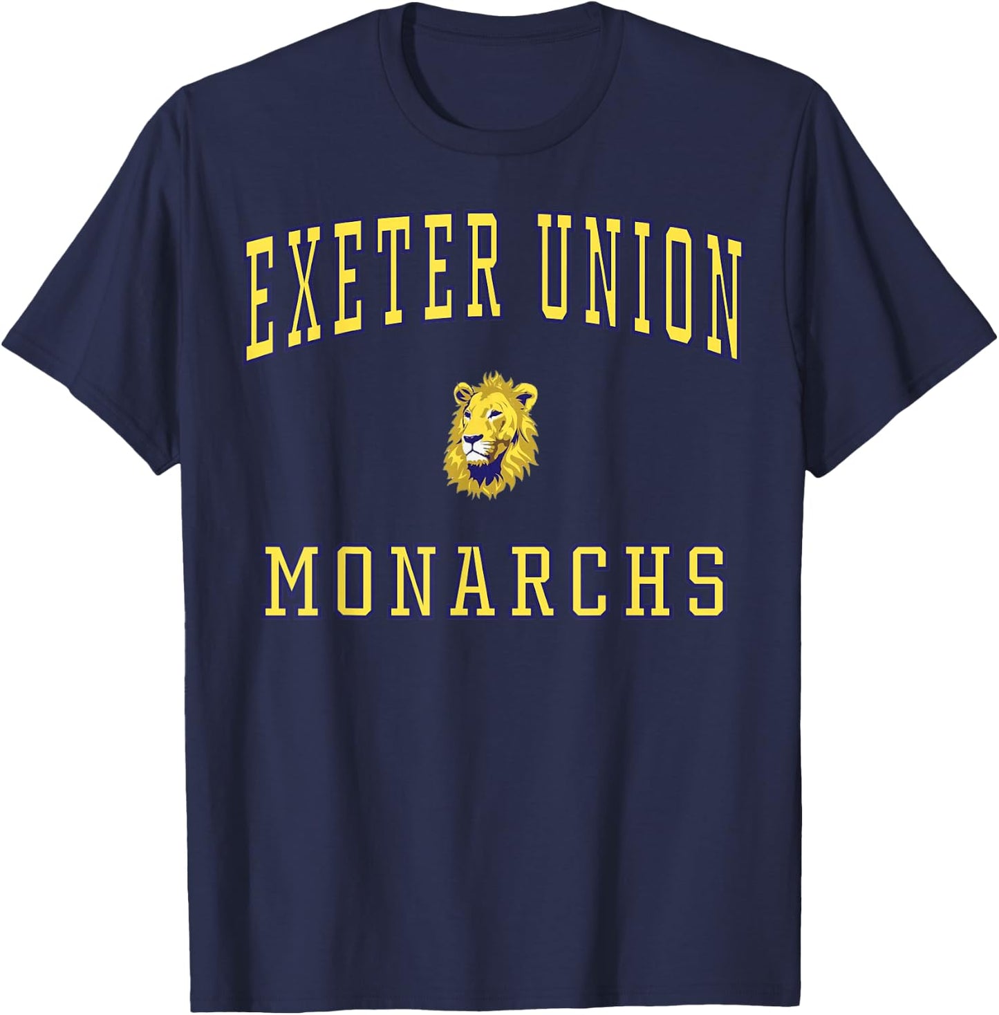Exeter Union High School Monarchs C1 T-Shirt - T-Shirt | Navy