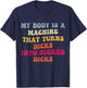 My Body Is A Machine That Turns Dicks Into Sucked Dicks T-Shirt - T-Shirt | Navy