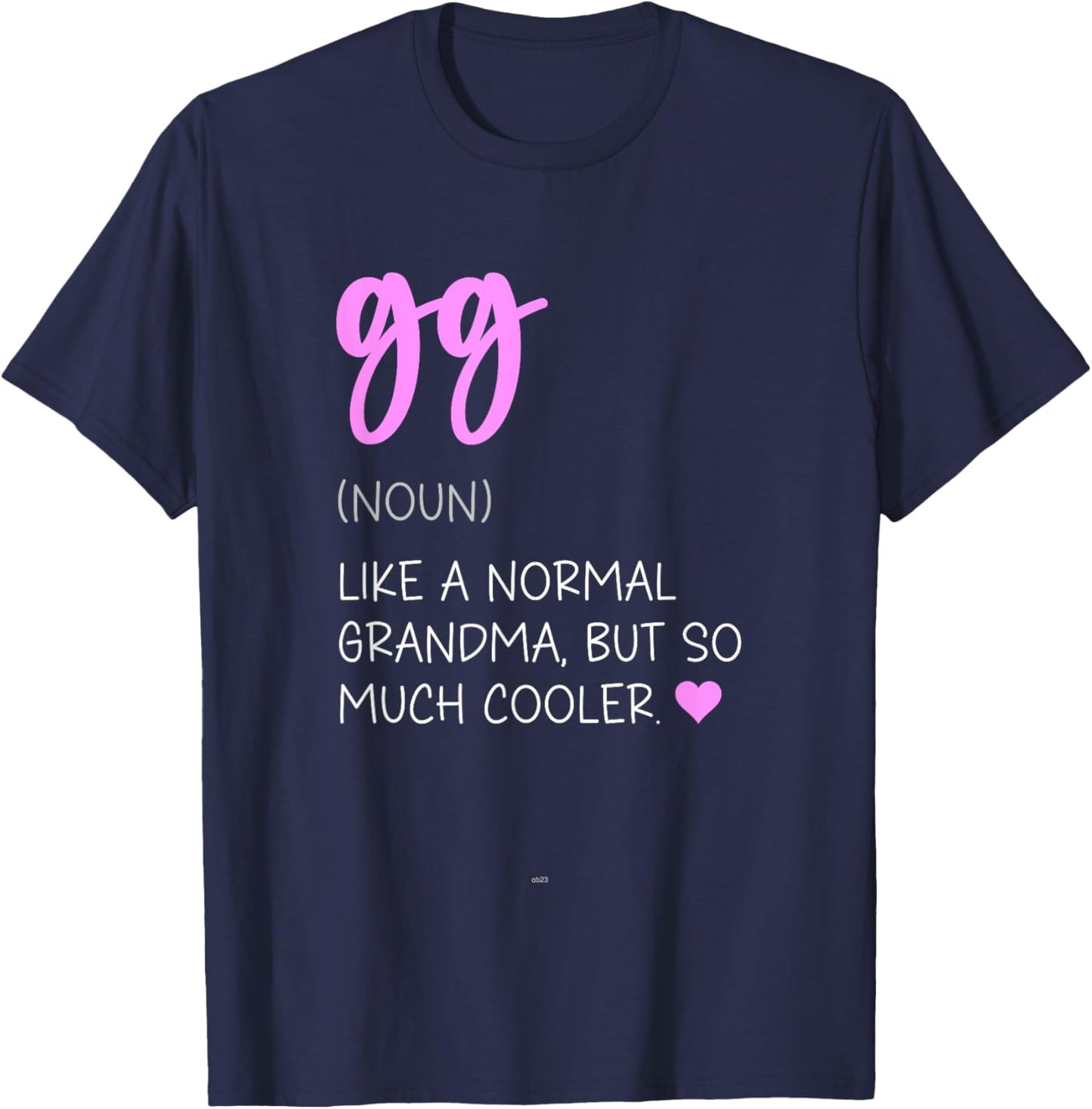 GG Definition Cute Mother's Day Noun T-Shirt - T-Shirt | Navy