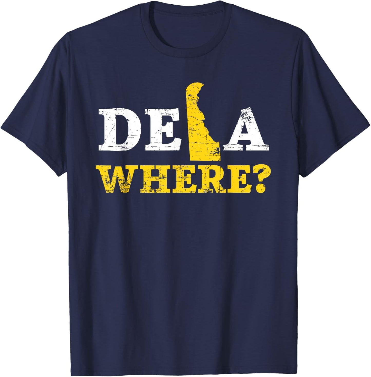 Delawhere State USA America United States Delaware T-Shirt - T-Shirt | Navy