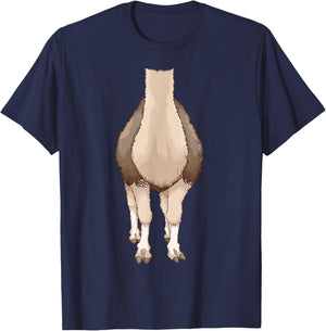 Cool Headless Llama | Funny Lazy DIY Halloween Costume Gift T-Shirt - T-Shirt | Navy