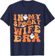 In My Spooky Wife Era Halloween Groovy For Wife T-Shirt - T-Shirt | Navy