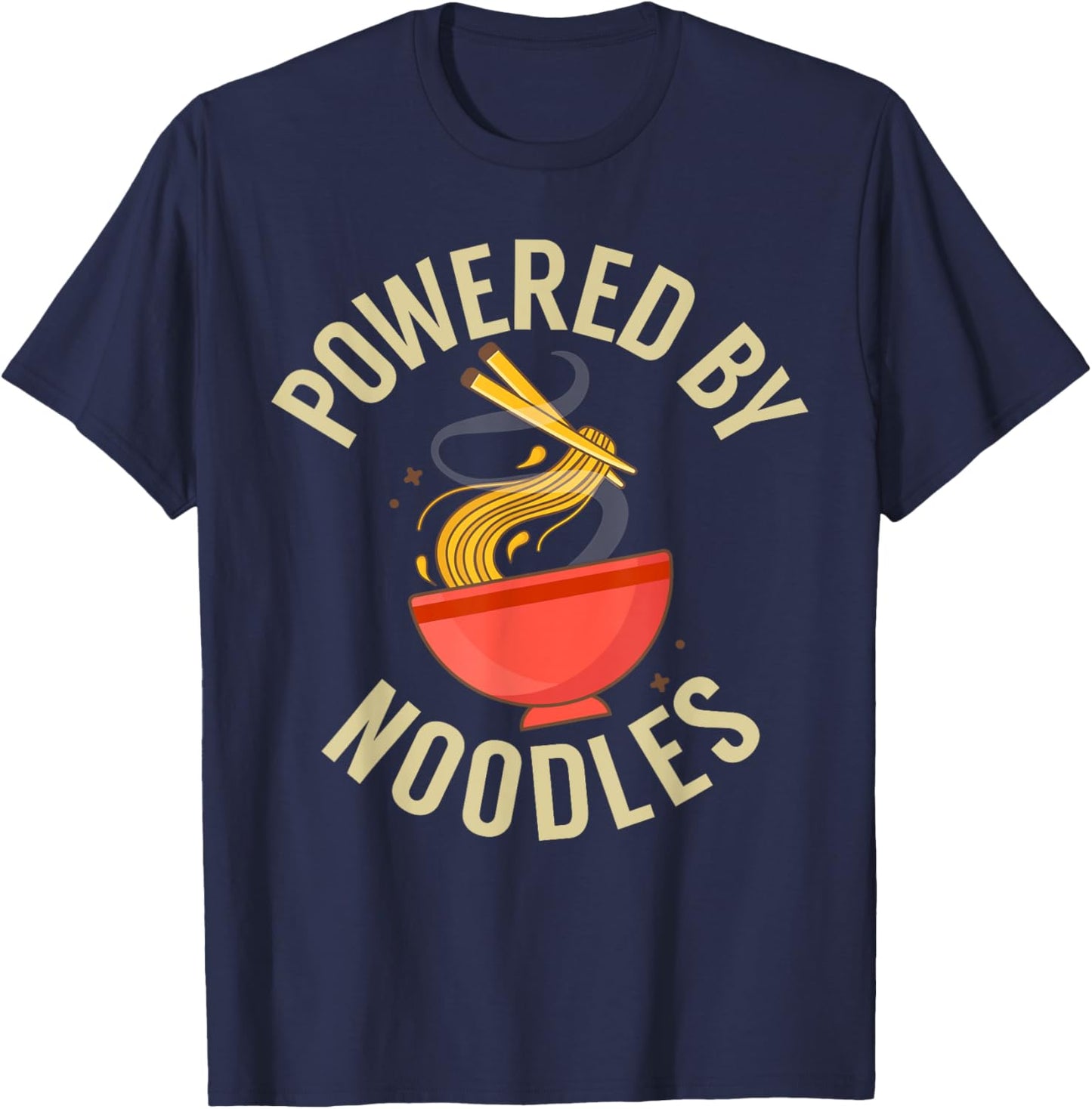 Powered by Noodles T-Shirt - T-Shirt | Navy