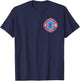 Retro Fire Department Logo Uniform Fireman Firefighter Art T-Shirt - T-Shirt | Navy