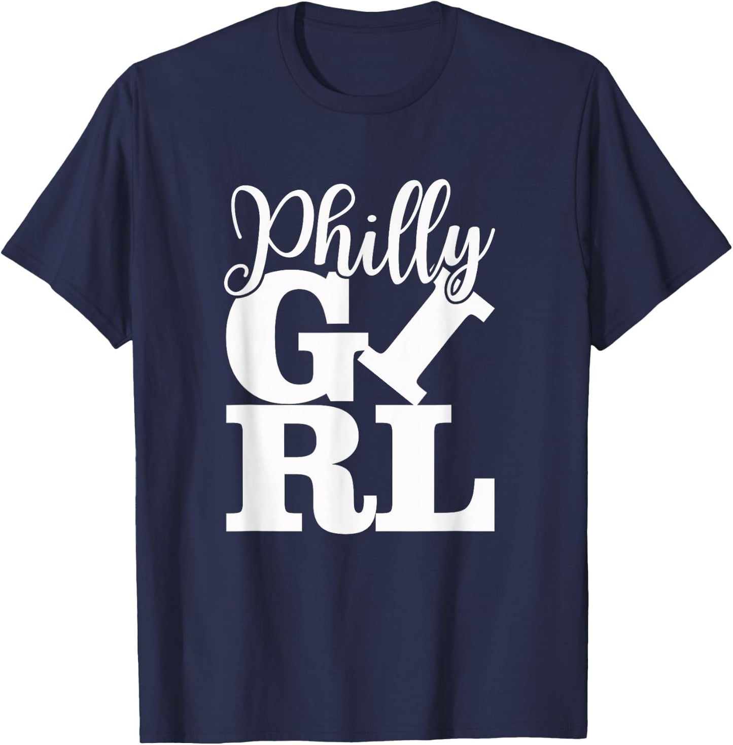 Philly Girl Philadelphia Home Town Pride Philly Jawn T-Shirt - T-Shirt | Navy