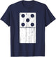 Domino Matching Group Tiles Five-Zero 5-0 Funny T-Shirt - T-Shirt | Navy