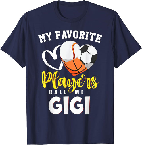 GIGI My Favorite Baseball Soccer Basketball Players Call
