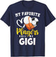 GIGI My Favorite Baseball Soccer Basketball Players Call T-Shirt - T-Shirt | Navy