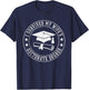I Survived My Wifes Doctorate Degree, Proud Husband Graduate T-Shirt - T-Shirt | Navy