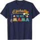 Ofishally The Best Mama Fisherwoman Cute Mom Fishing Gift T-Shirt - T-Shirt | Navy
