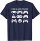 Control all the Things Video Game Controller Gaming Retro T-Shirt - T-Shirt | Navy