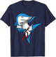 Shark Karate Martial Arts Kickboxing Jiu-Jitsu Taekwondo T-Shirt - T-Shirt | Navy