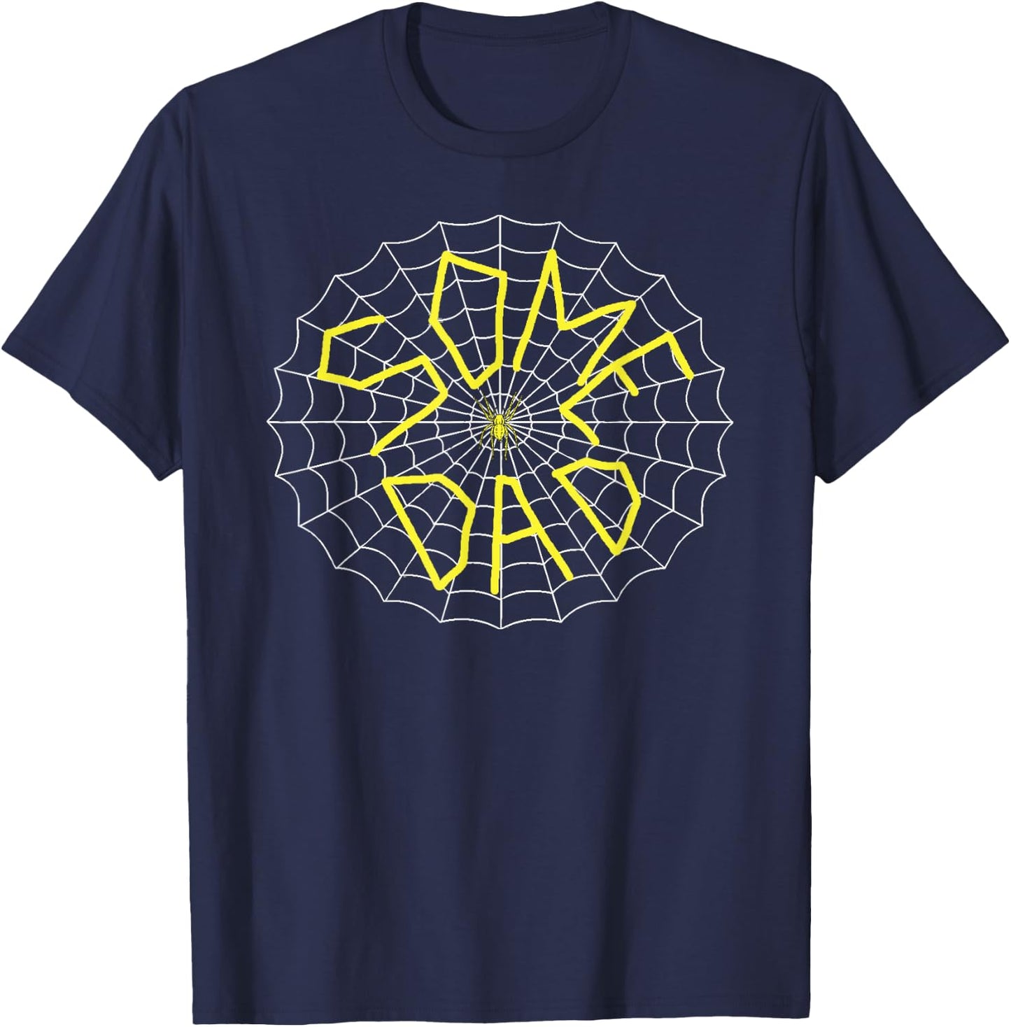 Charlotte's Some Dad Spider Web T-Shirt - T-Shirt | Navy