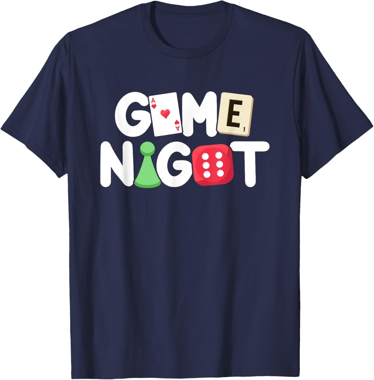 Game Night Host Board Games Trivia Night Team Women Men T-Shirt - T-Shirt | Navy