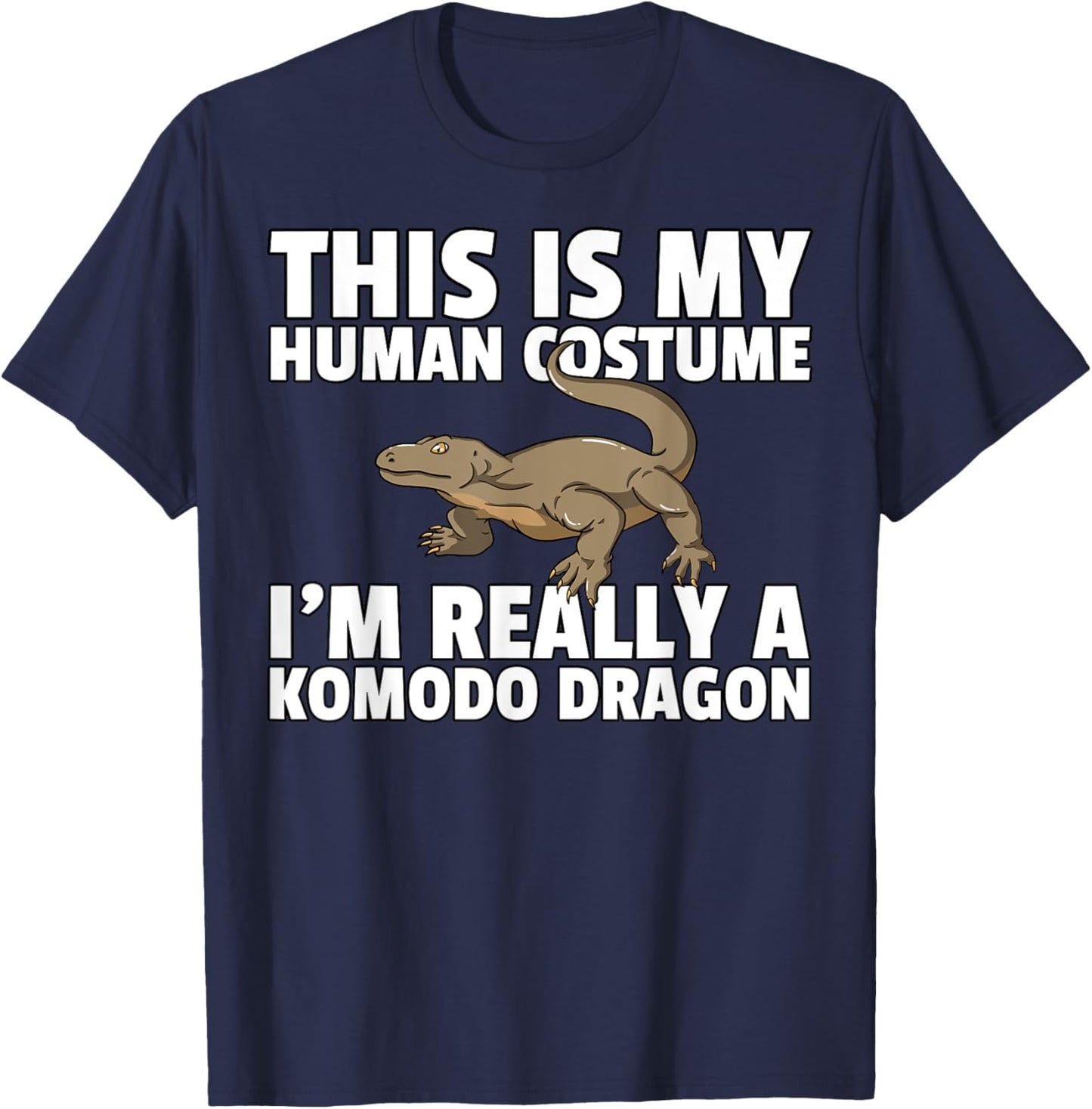 Komodo Dragon Costume Gift Komodo Dragon Kids T-Shirt - T-Shirt | Navy